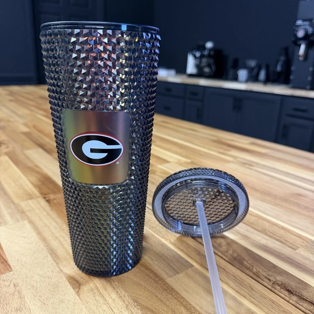 Starbucks 2022 University of Georgia Bulldogs Studded 24oz Tumbler UGA